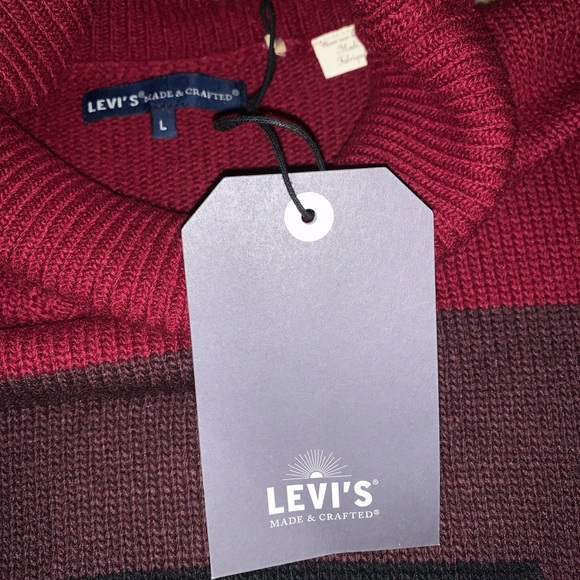 LEVI'S MADE & CRAFTED FLARED SWEATER OVERSIZED TURTLE NECK - Picture 5 of 7
